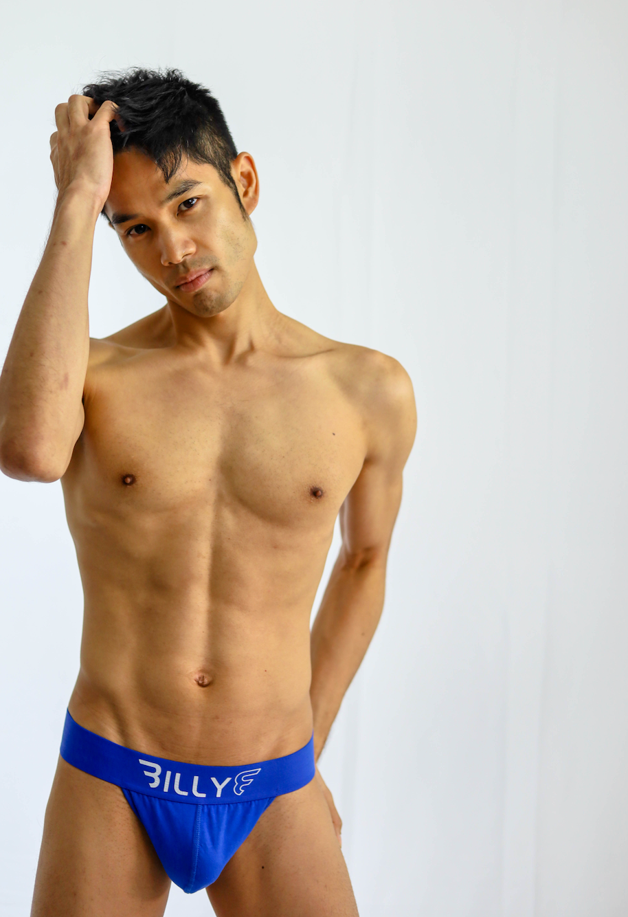 Blue Jock Strap