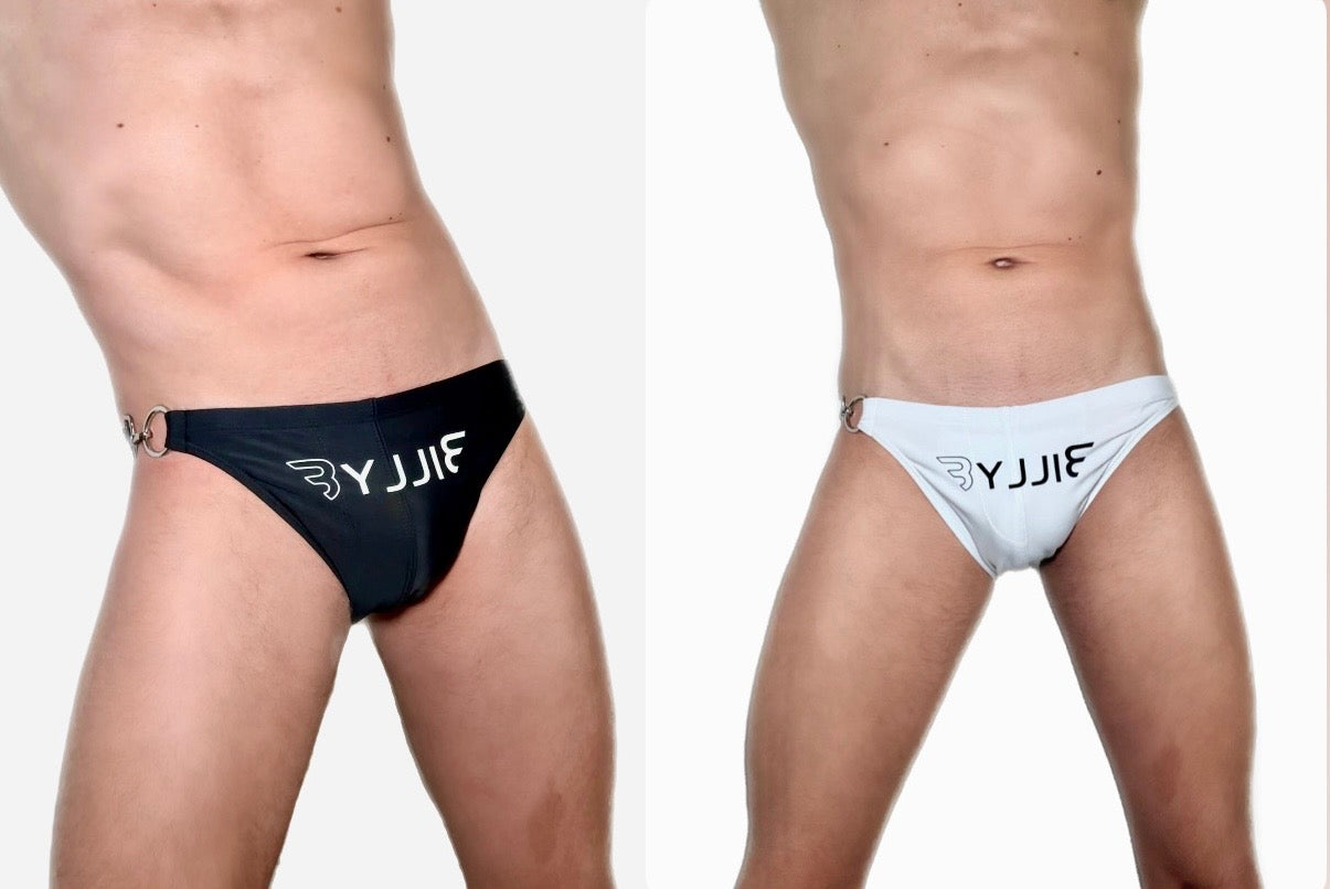White/Black Swimwear Combo